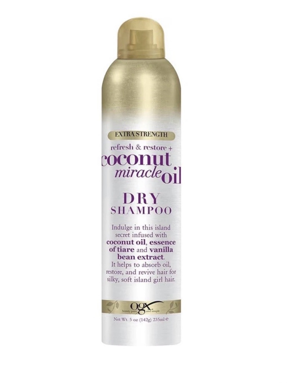 Discontinued OGX Coconut Miracle Oil Dry Shampoo
